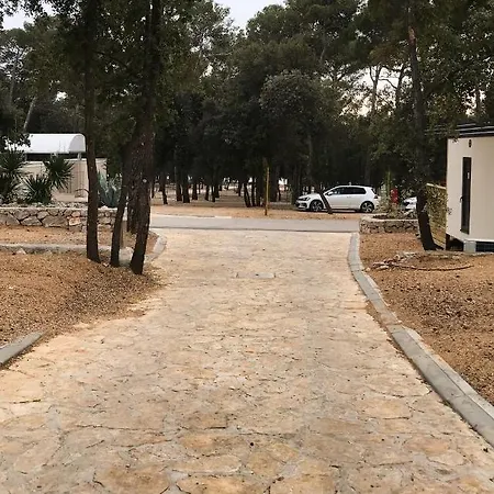 Mobile Ani With Large Terrace Campsite Biograd Na Moru
